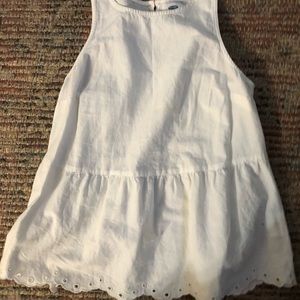 White summer tank top
